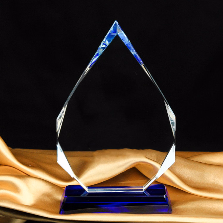 Diamond Crystal Award made of glass