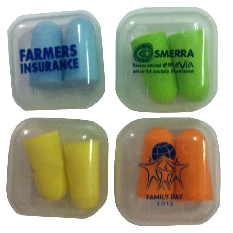 Foam Ear Plugs In Clear Case 1