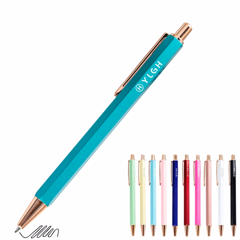 Hexagonal Metal Ballpoint Pen
