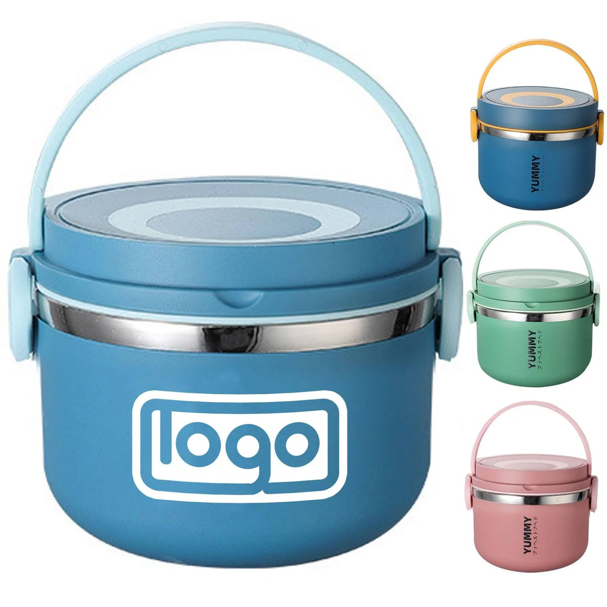 44oz Multilayer Stainless Steel Insulated Lunch Bowl Box 1