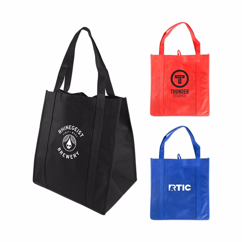 Large Nonwoven Tote with Gusset