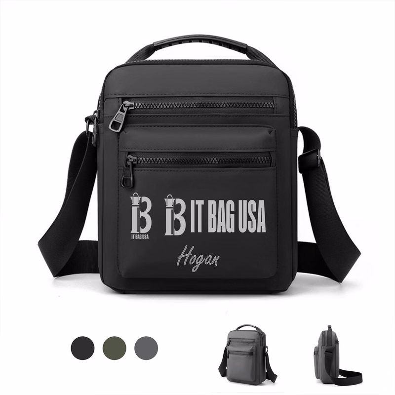 Men'S Waterproof Oxford Cloth Cross-Body Bag