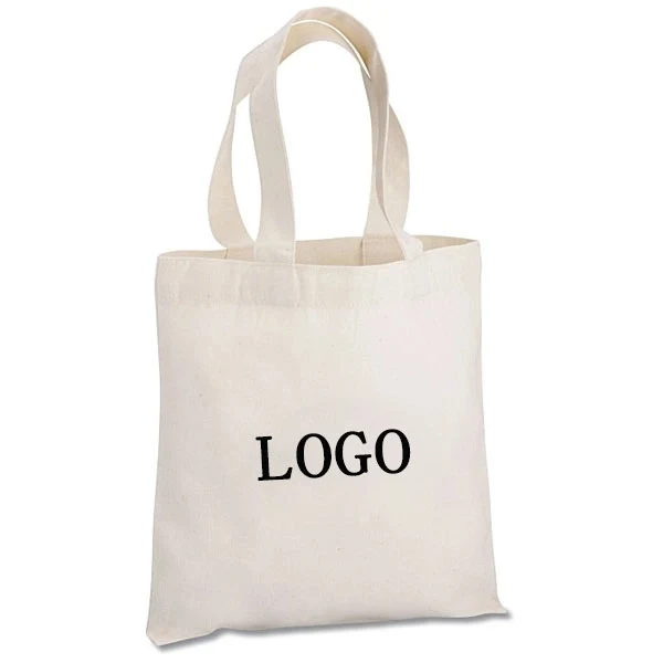 Cotton Sheeting Natural Economy Tote - 9-1/2" x 9" 1