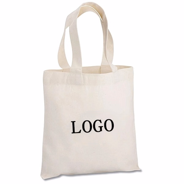 Cotton Sheeting Natural Economy Tote - 9-1/2" x 9"