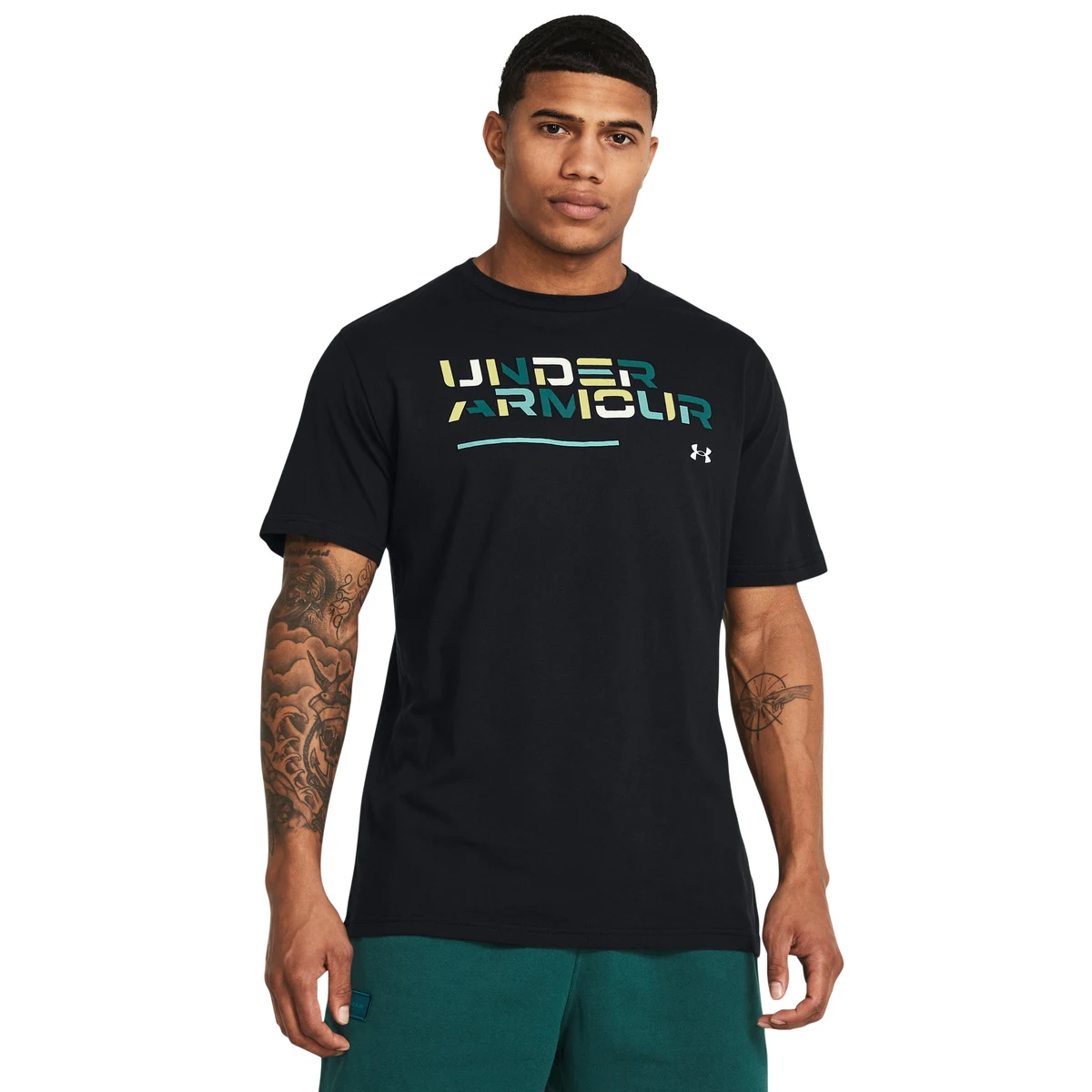 UA Colorblock Wordmark Men's Short Sleeve 1