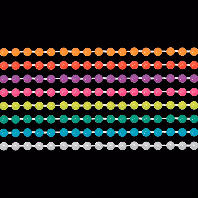 42" Glow In The Dark 12 Mm Beads