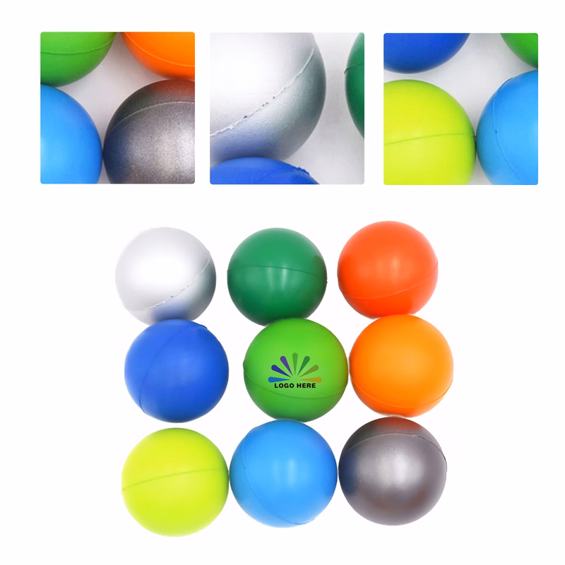 MOQ50 Custom PU Foam Smooth Surface Toy Ball
