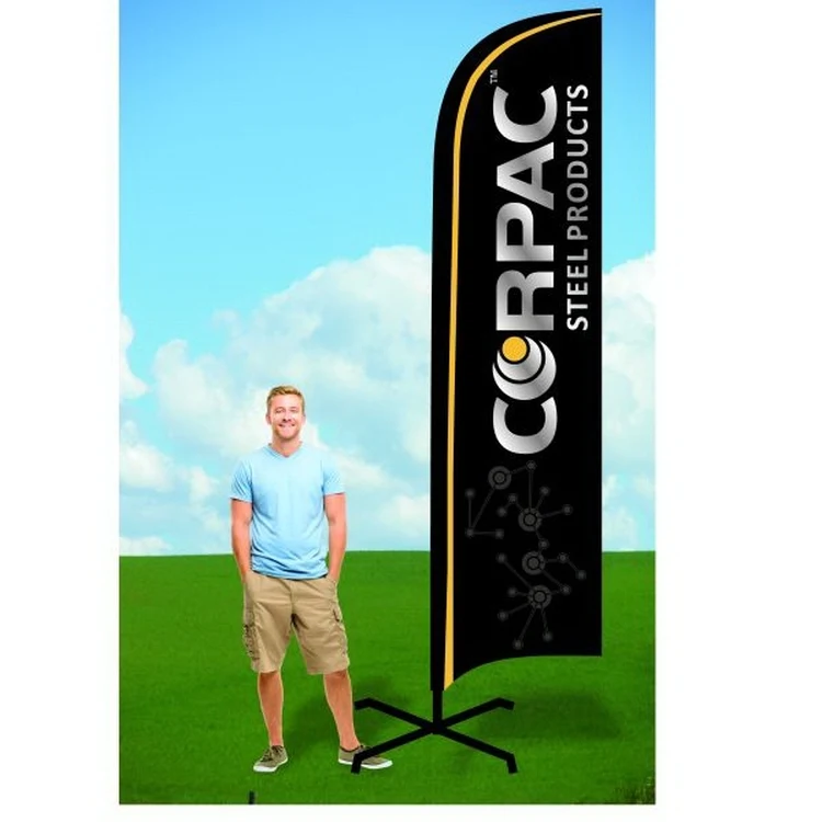 11ft Swooper Flag with X Stand-Double 1