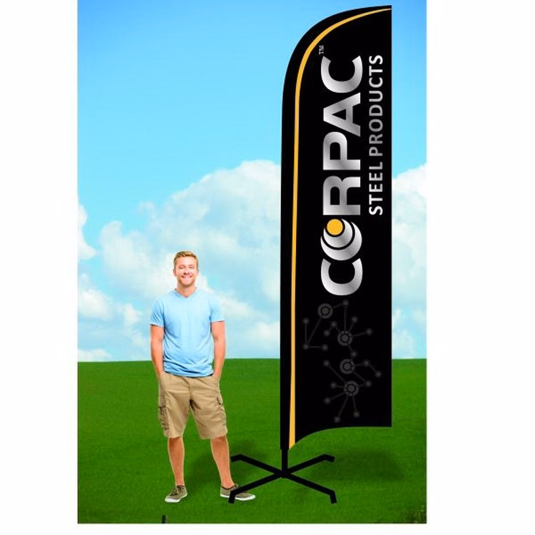 11ft Swooper Flag with X Stand-Double