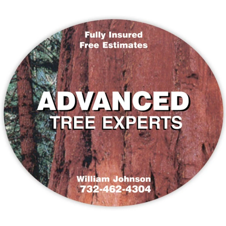 Vinyl Label Full Color (2.5"x3") Oval 1