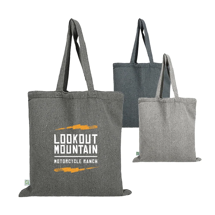 12 oz. Heavy Cotton Canvas Heather Tote Bag 1