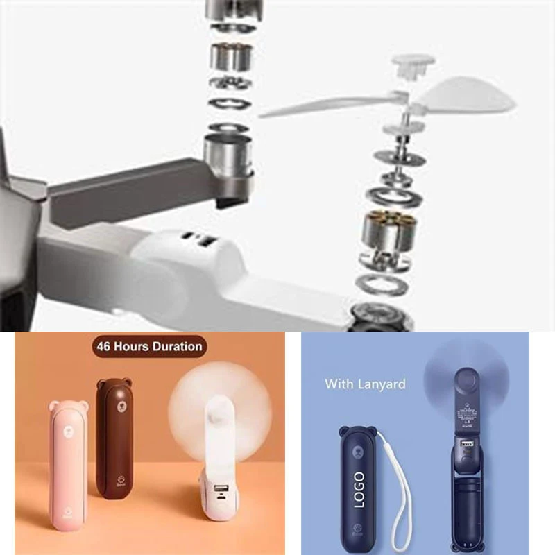 Mini Usb Fan With Flashlight 1