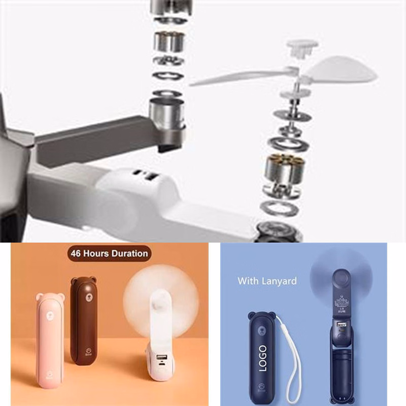 Mini Usb Fan With Flashlight