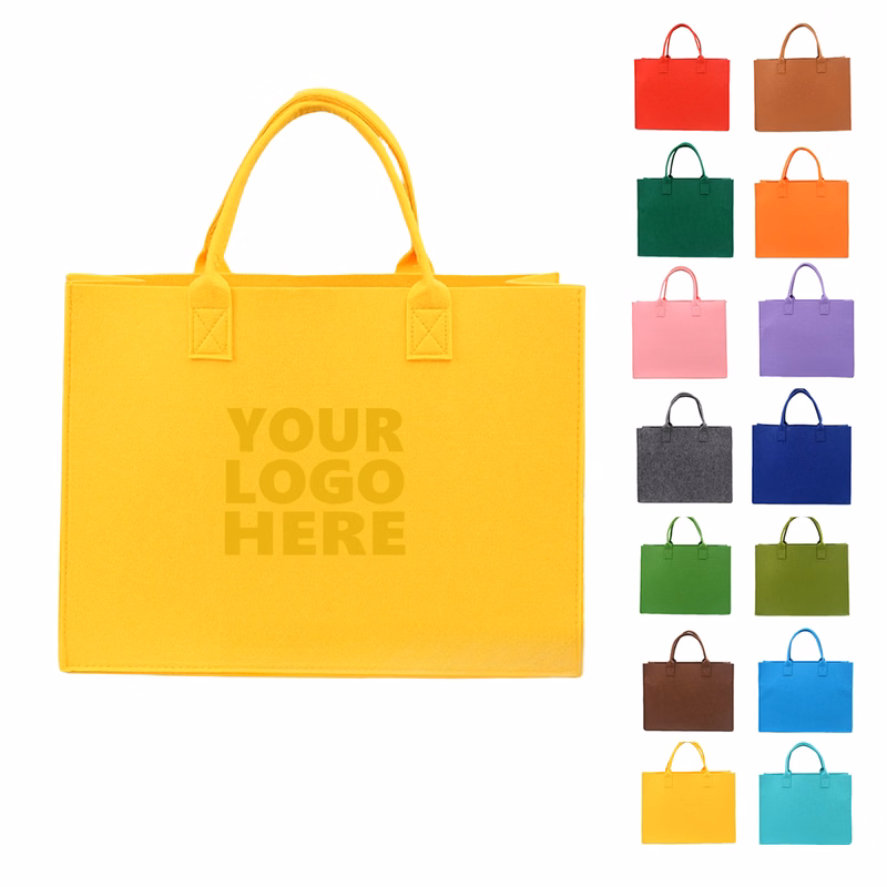 Fashionable Felt Tote Bag