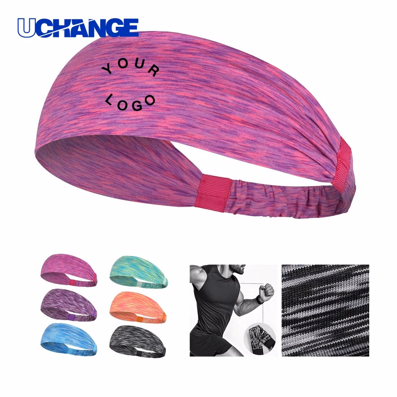 Durable Workout Headband Band for Sports with Full-Color Branding