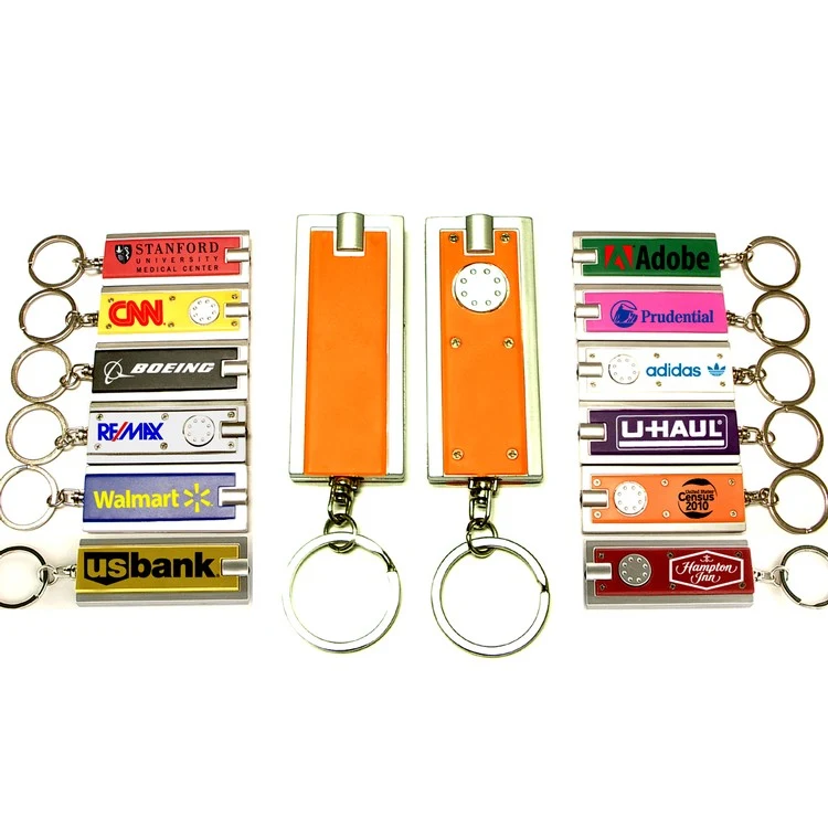 Rectangular Flashlight Key Chain 1