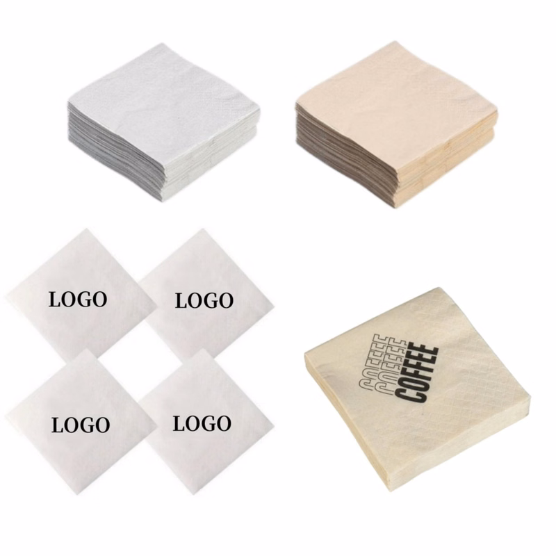 4.5"L x 4.5"W 2 Ply Tissue Napkin