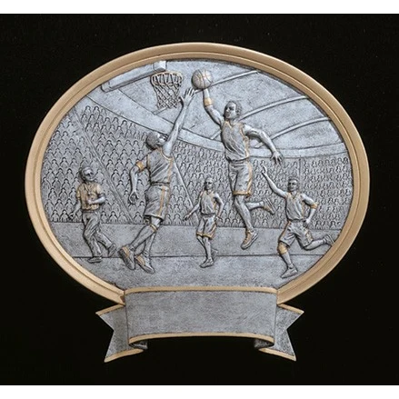 8" Basketball Male Legend Plate 1