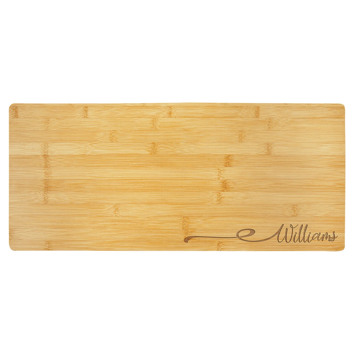 23 3/4" x 10" Bamboo Charcuterie Board/Cutting Boardd 1