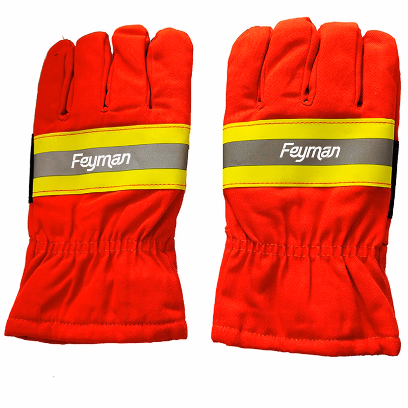 Heat Resistant Firefighter Rescue Gloves