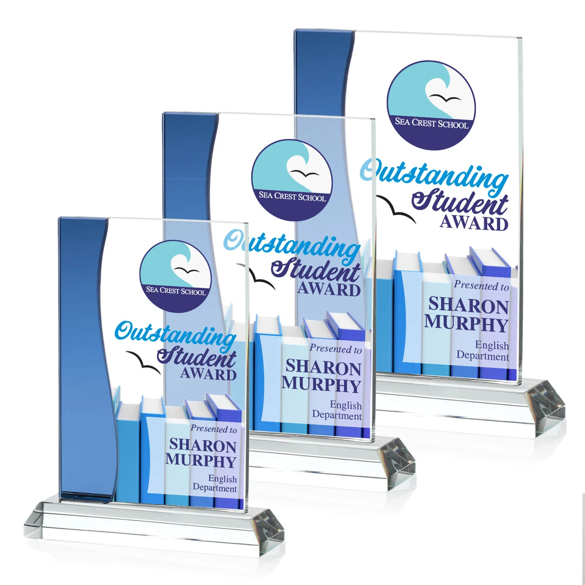 Landfield VividPrint™ Award - Blue 1