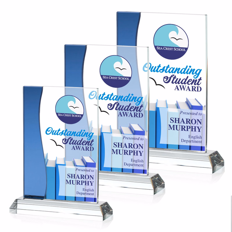 Landfield VividPrint™ Award - Blue