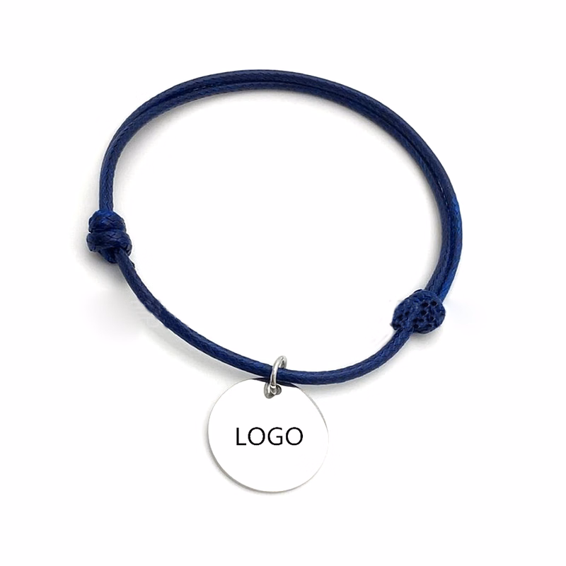 Unisex Metal Tag Bracelet