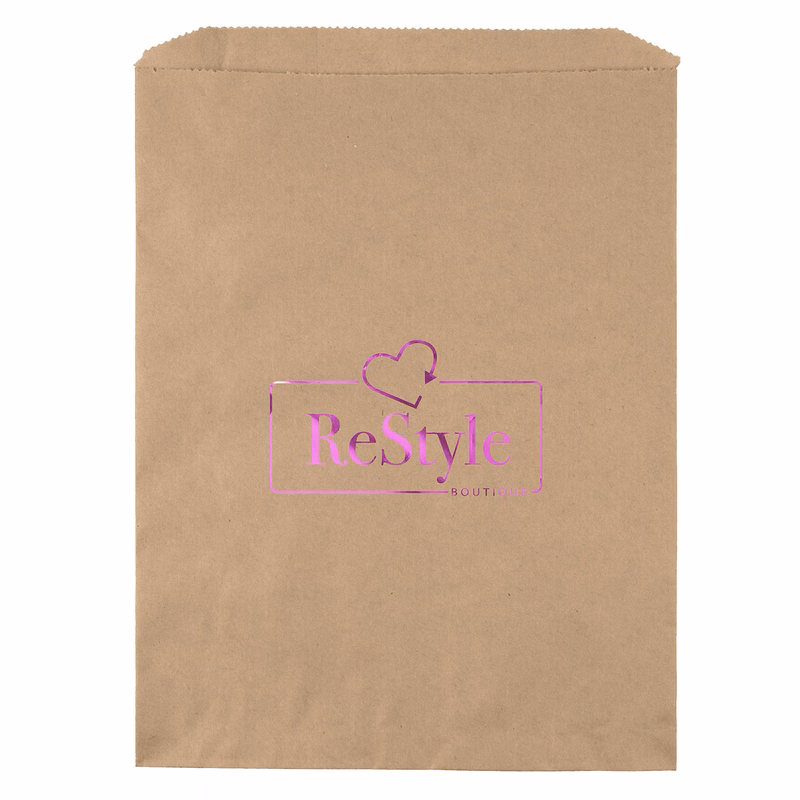 10W x 13H Merchandise Bag - Foil Print