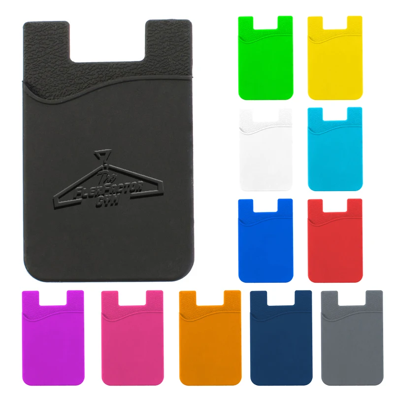 Embossed (Raised) Silicone Smart Wallet 1