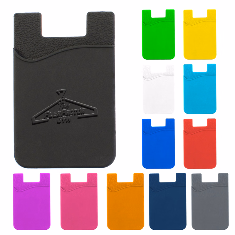 Embossed (Raised) Silicone Smart Wallet