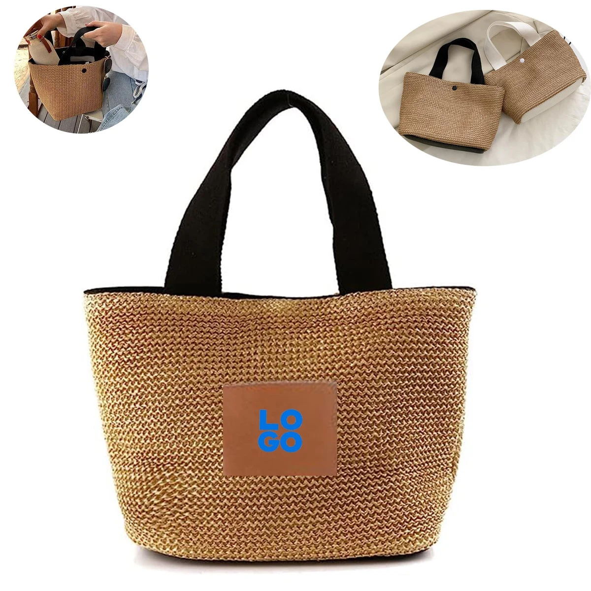 Straw Woven Handbag 1