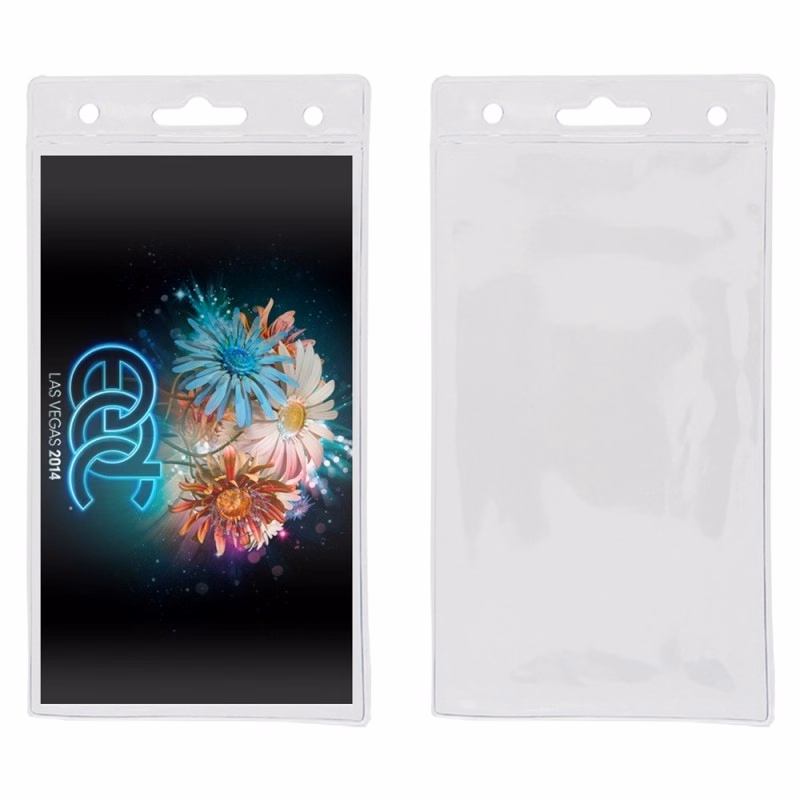 Blank Clear ID/Badge Holder 4.25Wx8H