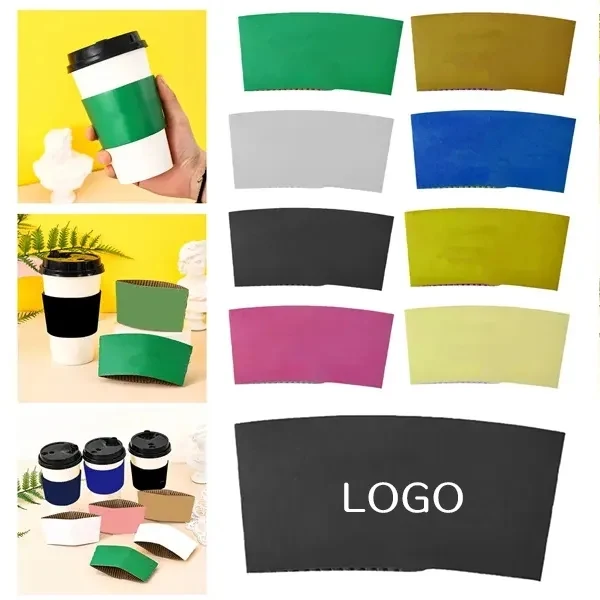 Insulated Heat-Resistant Coffee Cup Sleeve with Material 1