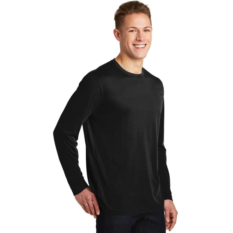 Sport-Tek Long Sleeve PosiCharge Competitor Cotton Touch Tee. 1