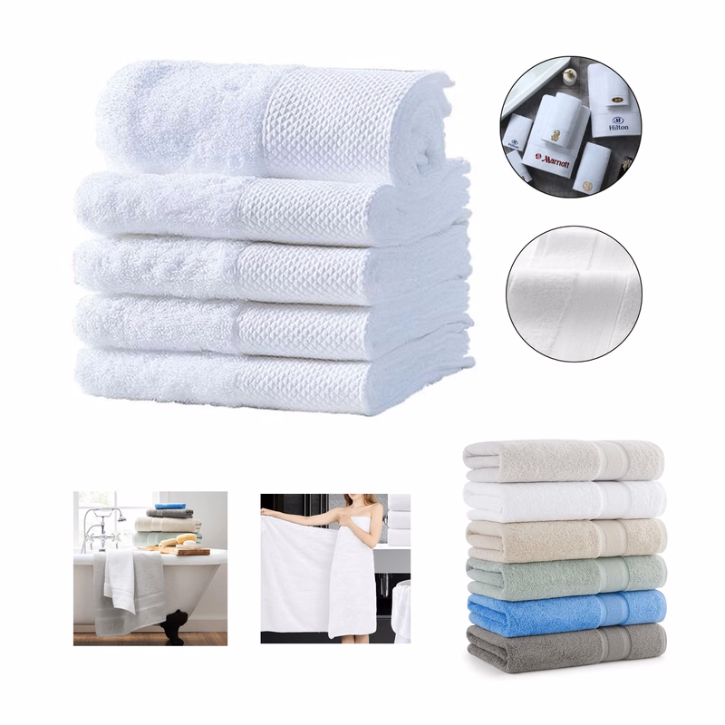 Custom Cotton Bath Towels