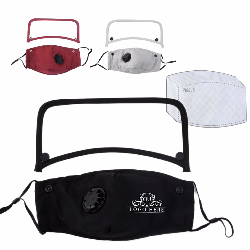 Cotton Face Mask with Eyes Shield