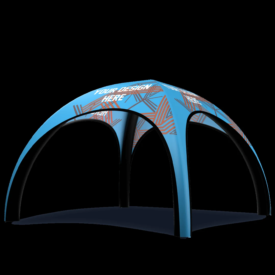 17x17 Printed Inflatable Tent 1