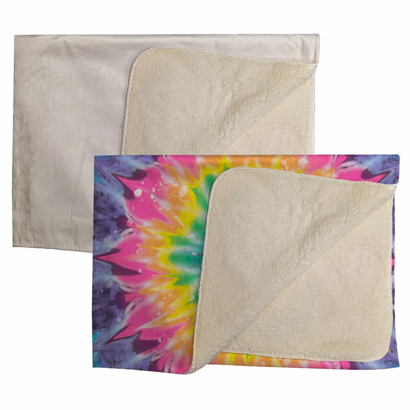 Sublimation Micro Mink Sherpa Plush Blanket