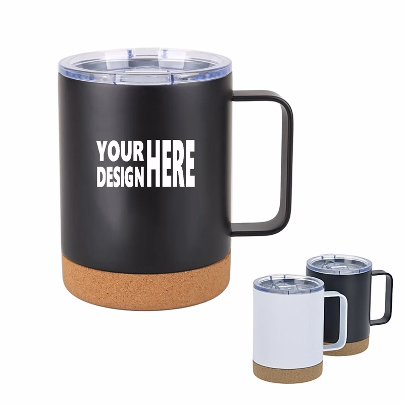12 oz Cork Vacuum Camp Mug