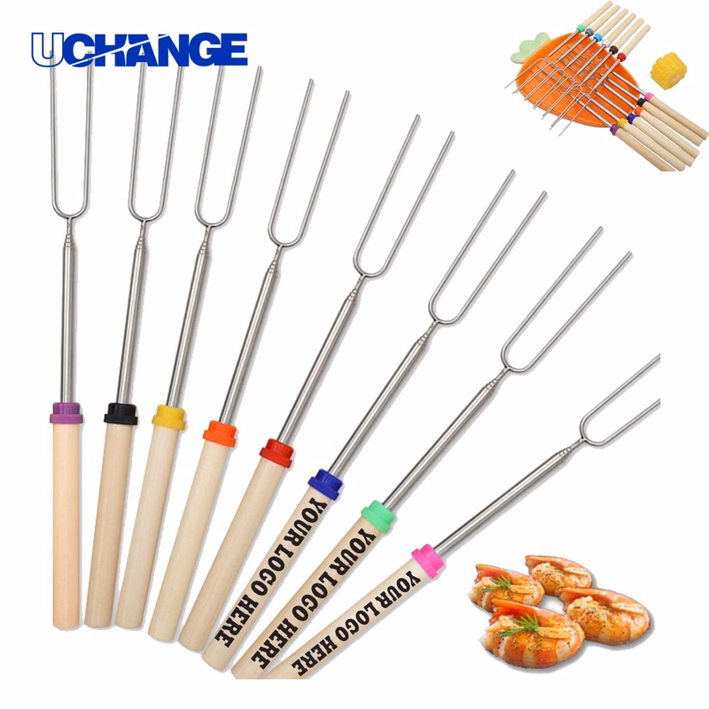 U-Shaped BBQ Roasting Fork