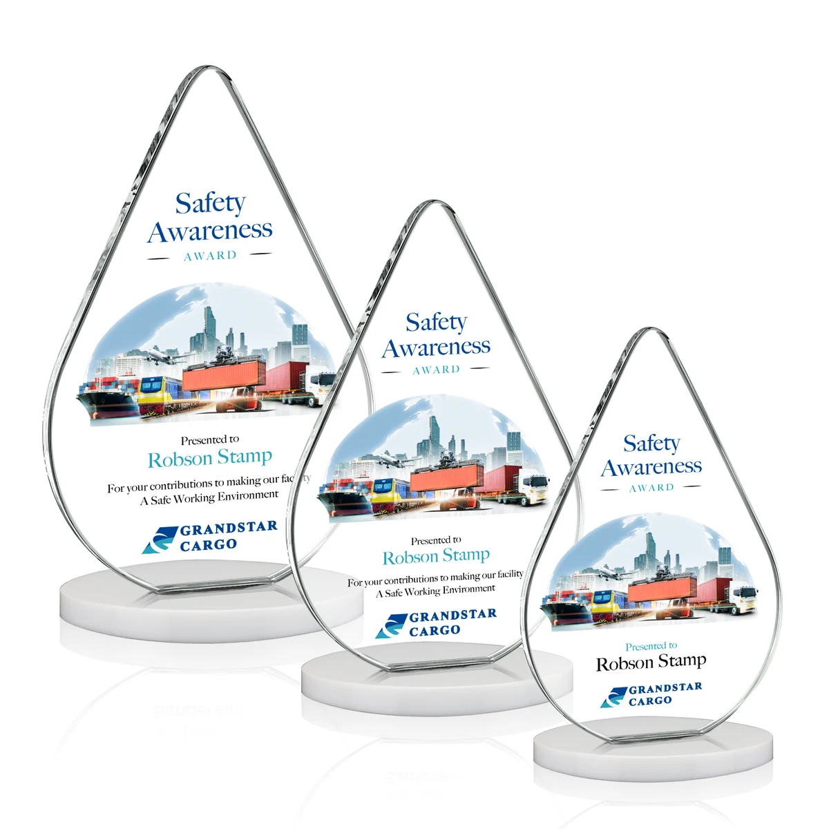 Glenhazel VividPrint™ Award - White 1
