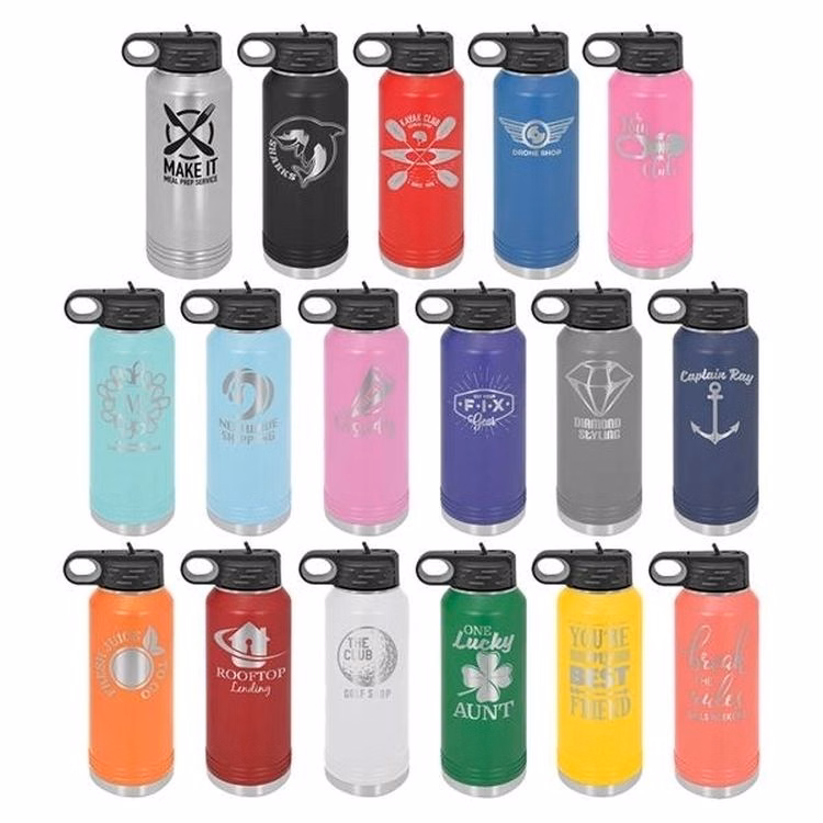 32oz Custom Stainless Steel Insulated Water Bottle