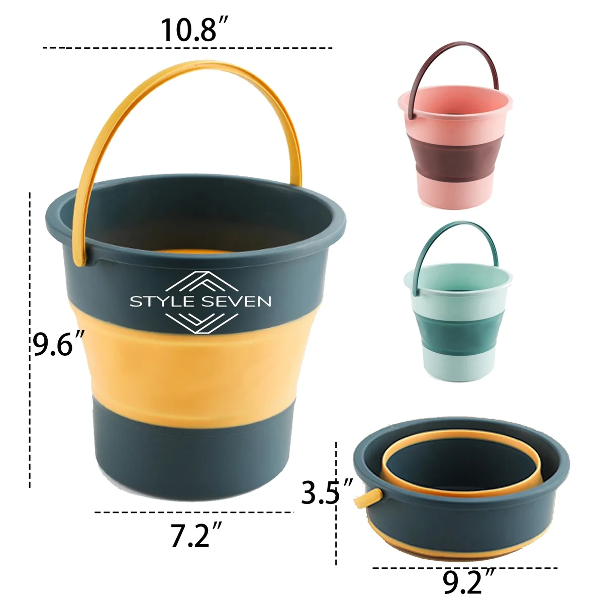 10L Outdoor Camping Folding Bucket 1