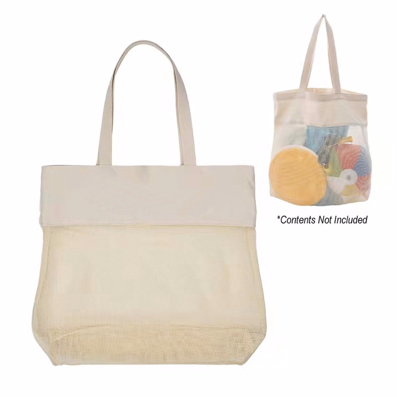 Reusable Mesh Market Tote Bag