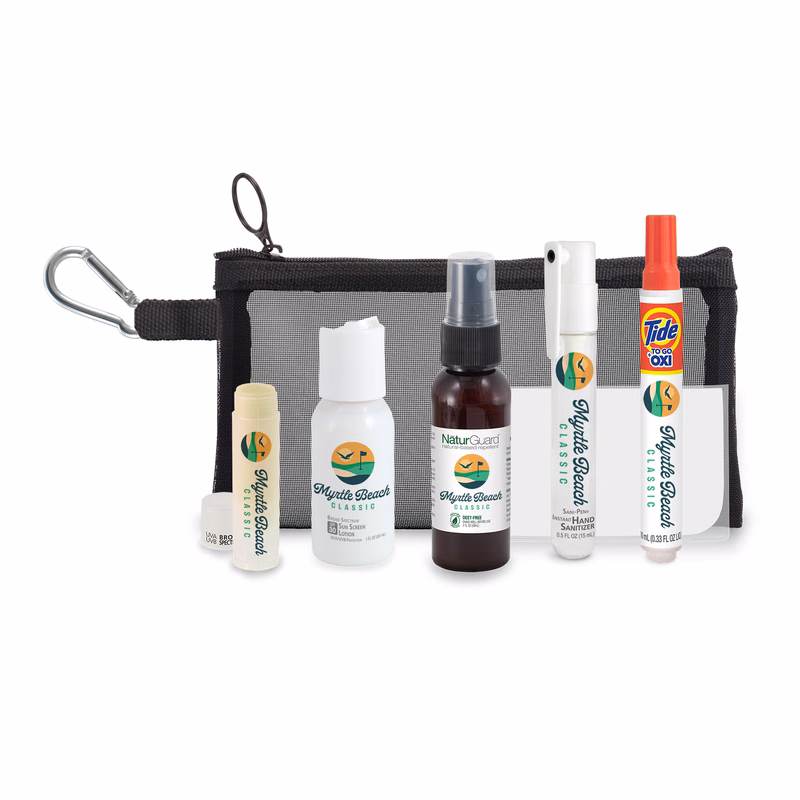 Course-to-Clubhouse Golf Kit with Carabiner