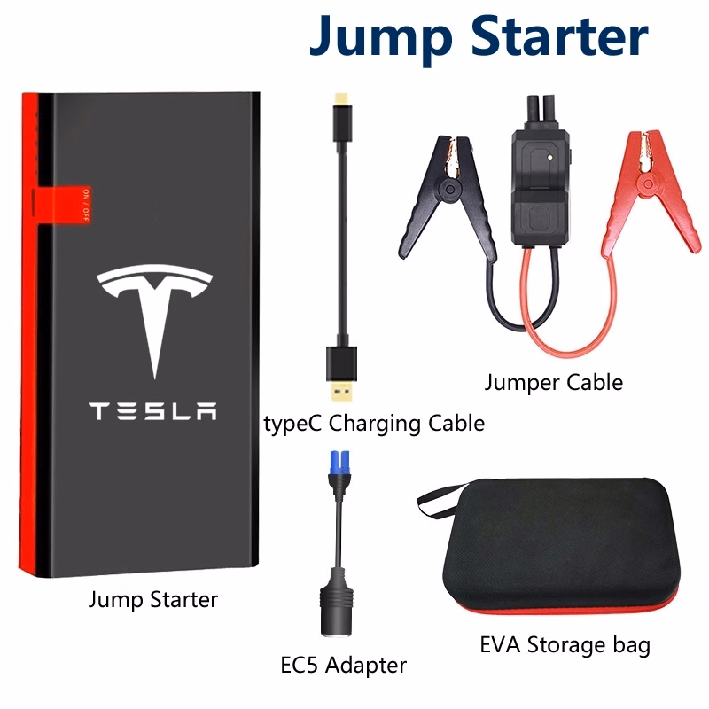 Emergency Car Jump Starter With Smart Clamp & Storage Bag