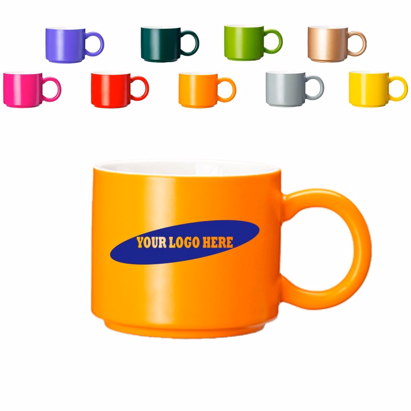 12Oz Solid Color Ceramic Mug