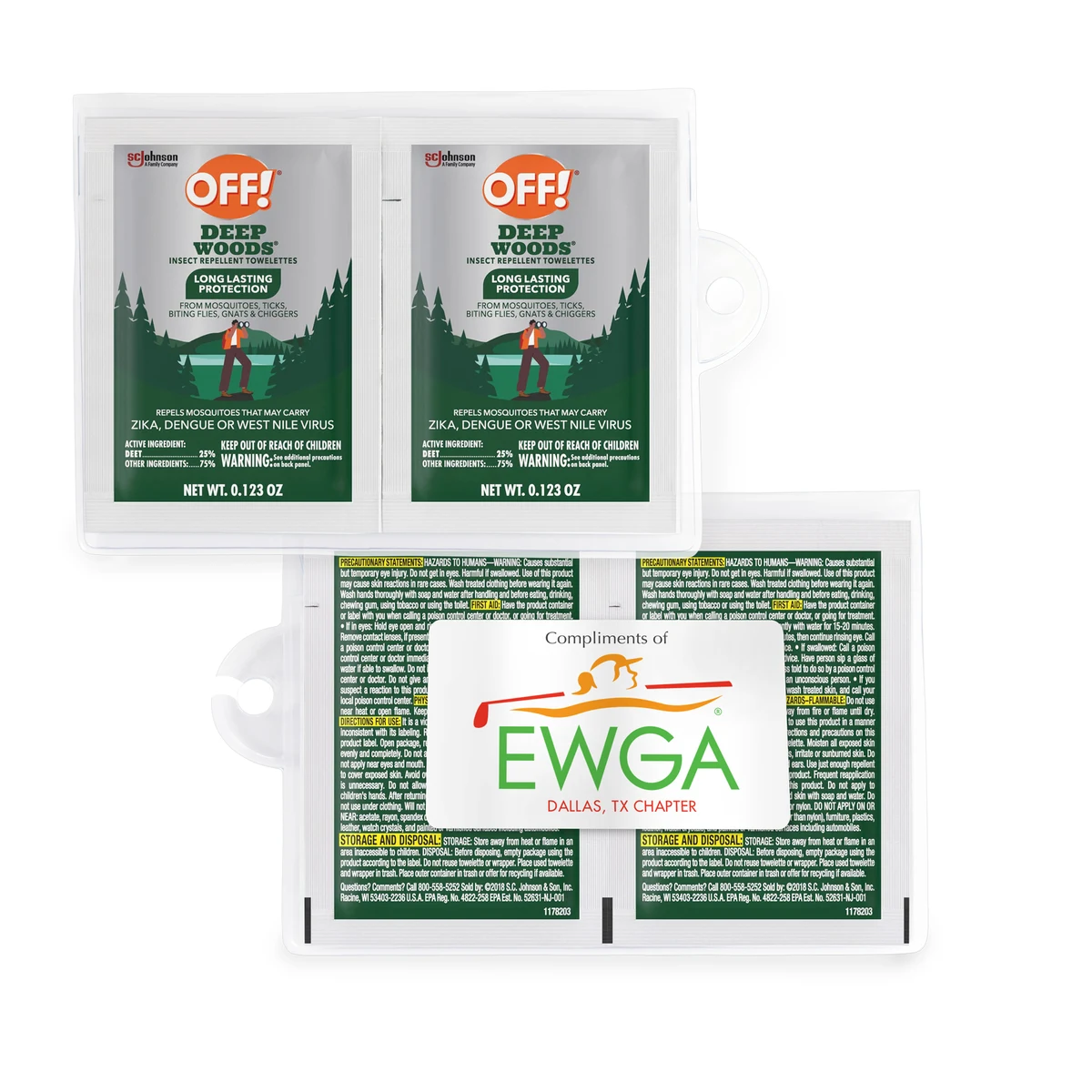 GoPac with OFF!® Deep Woods® Insect Repellent - 2 Pack 1