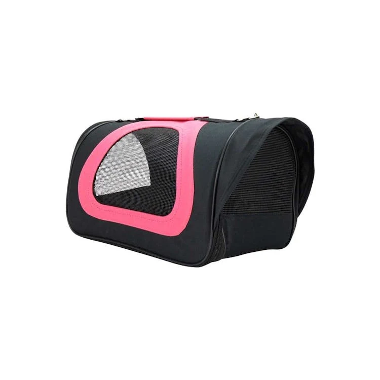 Pet Carrier - Small Black/Pink 1