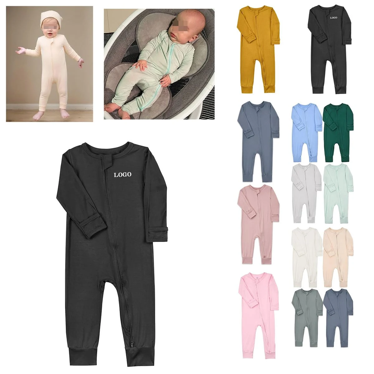 Baby Zippe Pajama 1